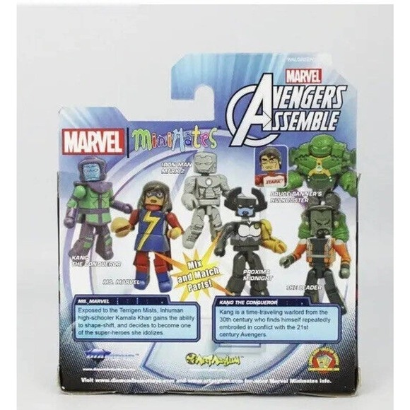 Marvel Minimates Walgreens Exclusive Ms. Marvel & Kang The Conqueror - Picture 1 of 6